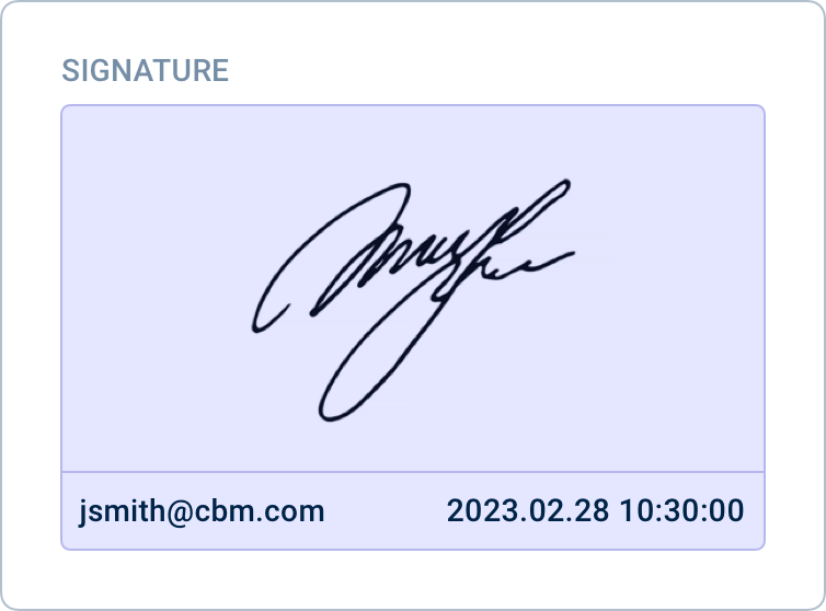 E-signature